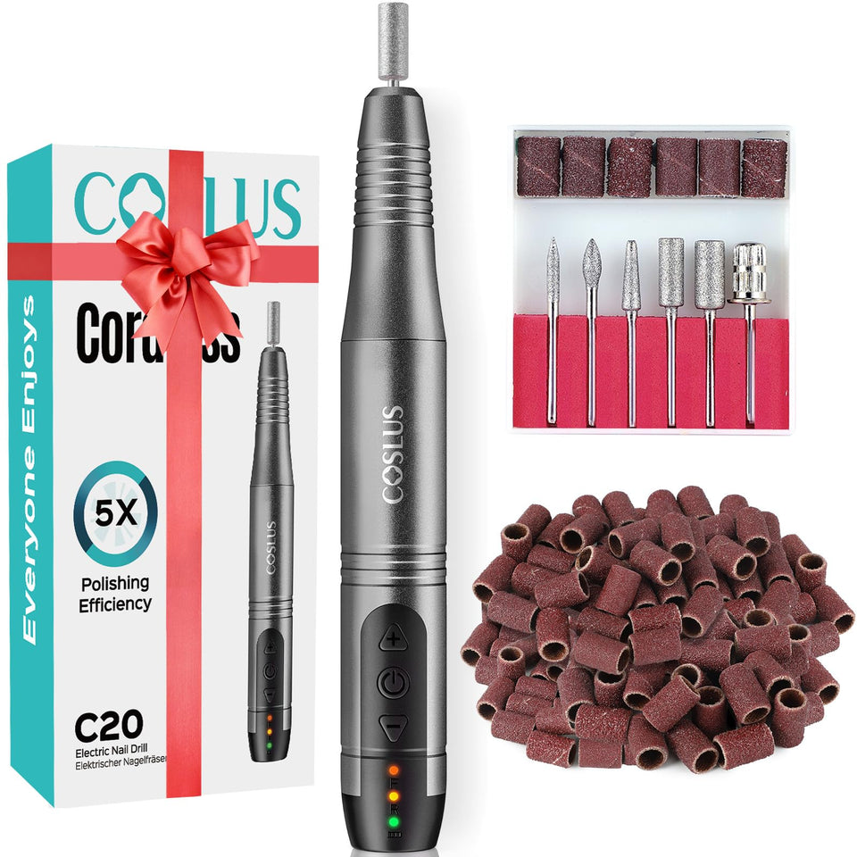 COSLUS C20 front view showing compact cordless design and portability