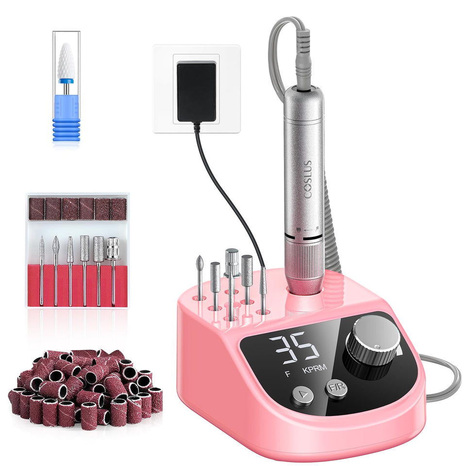 COSLUS E50 front control base showing organized controls and quick access