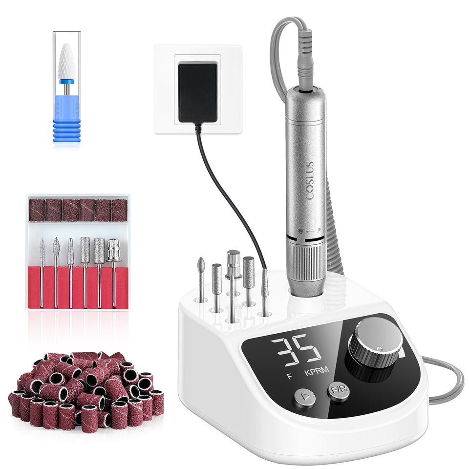 COSLUS E50 front control base showing organized controls and quick access