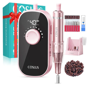 COSLUS E51 front view showing compact pink body and stand for professional organization