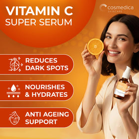Cosmedica dropper dispensing serum texture for smooth, fast-absorbing hydration