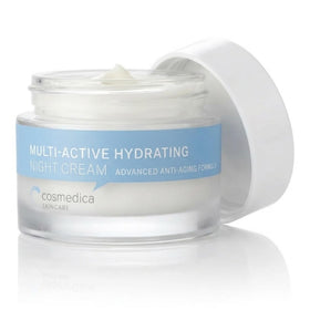 Cosmedica front packaging showing 2 oz jar for clear product ID and trust