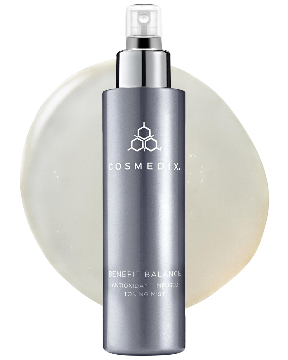 COSMEDIX front packaging showing product and clean branding for shelf appeal