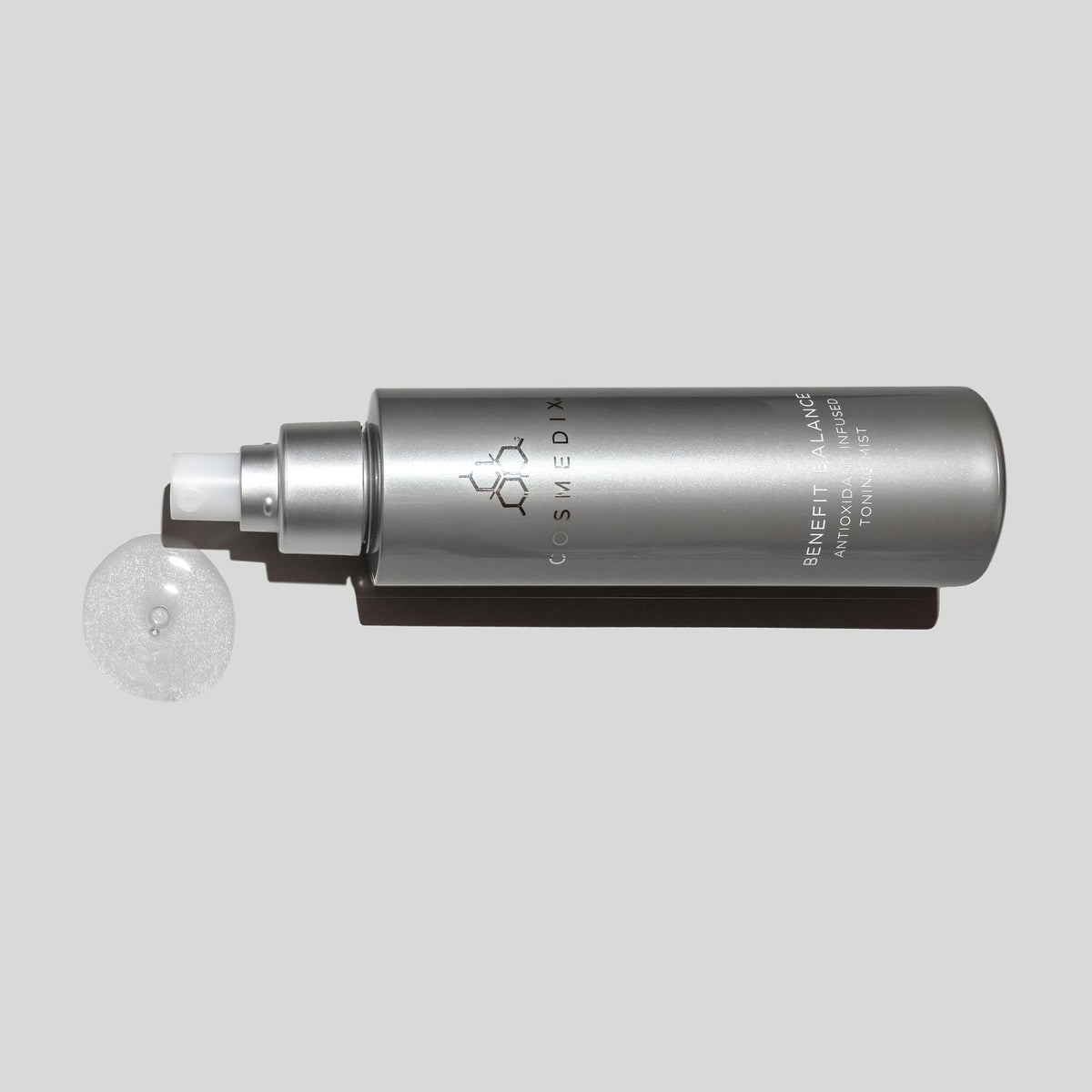 COSMEDIX facial mist applied on skin illustrating soothing hydration benefit