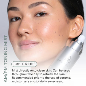 COSMEDIX droplet on fingertip showing lightweight texture and quick absorption benefit