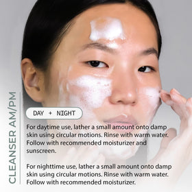 COSMEDIX ingredients label showing aloe, salicylic acid and probiotic-inspired actives