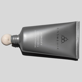 COSMEDIX cruelty-free badge emphasizing ethical, gentle skincare