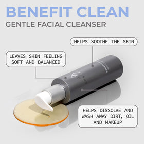 COSMEDIX gel texture closeup demonstrating gentle lather and hydration