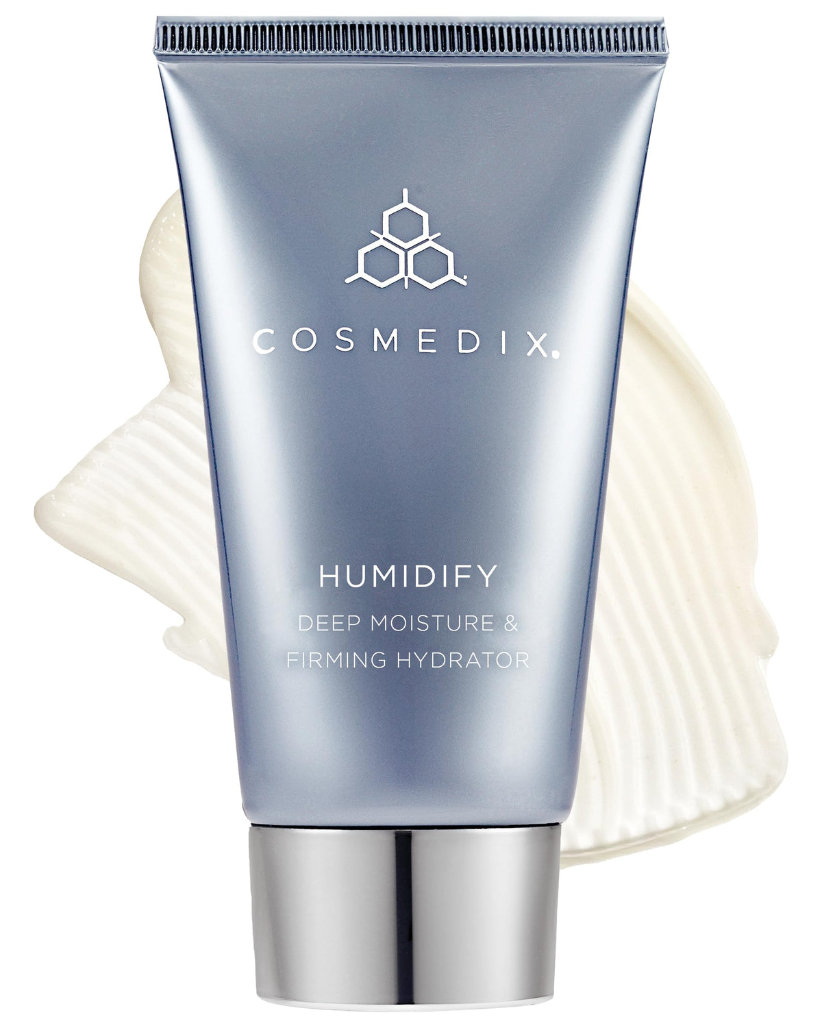 COSMEDIX jar front view showing packaging and hydrating benefits