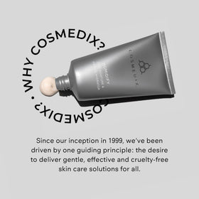 COSMEDIX ingredients flatlay with shea butter and olive oil benefits