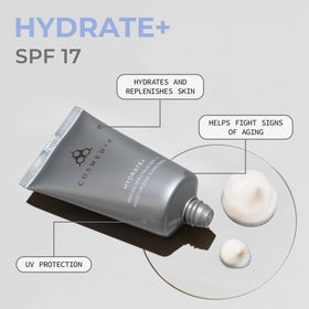 COSMEDIX texture close-up highlighting lightweight moisturizing finish