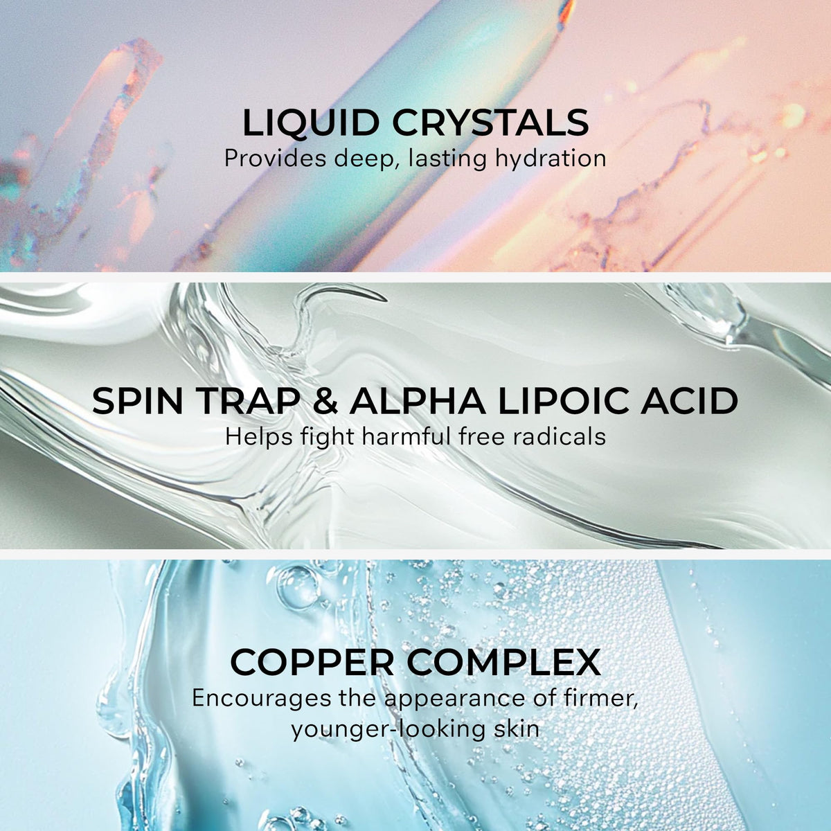 COSMEDIX product label displaying ingredients and clean formulation benefits