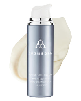 COSMEDIX front packaging showing SPF 50 and benefits