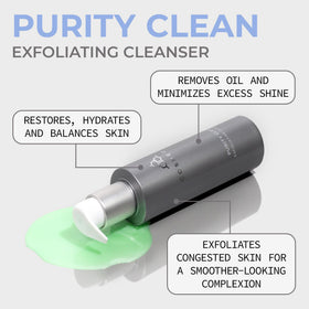 COSMEDIX pump top close-up demonstrating easy dispensing and control