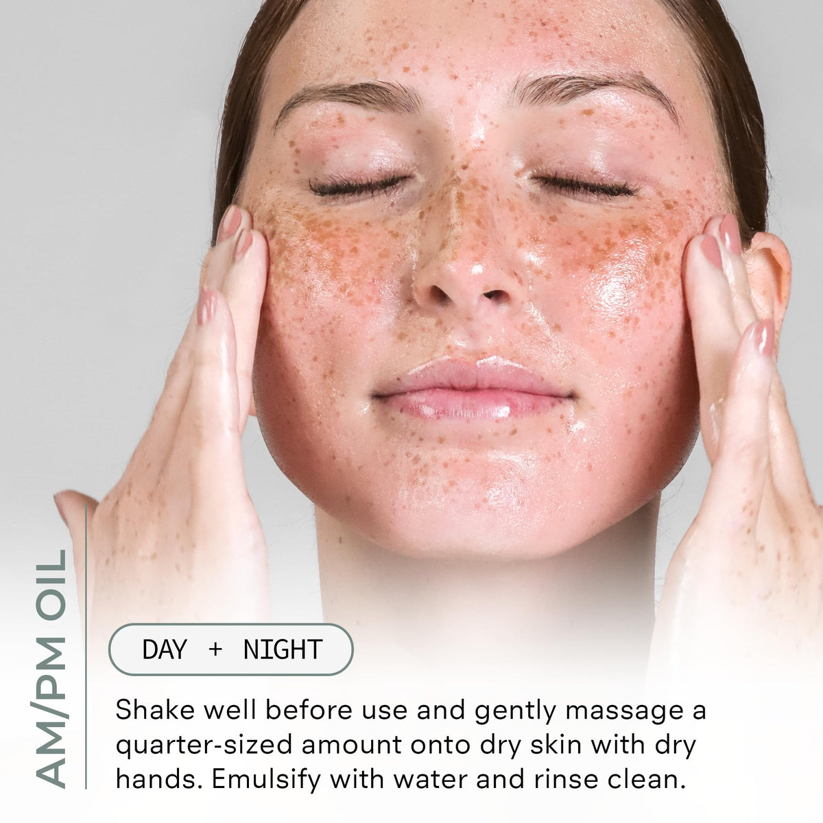 COSMEDIX Purity Solution oil emulsifying with water showing milky rinse action for thorough cleansing benefit