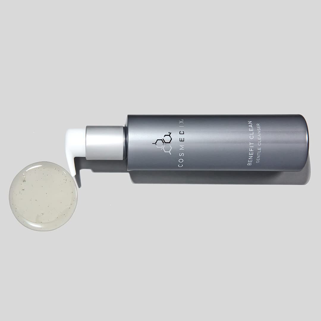 COSMEDIX refreshing rinsed skin portrait showing hydrated, comfortable finish