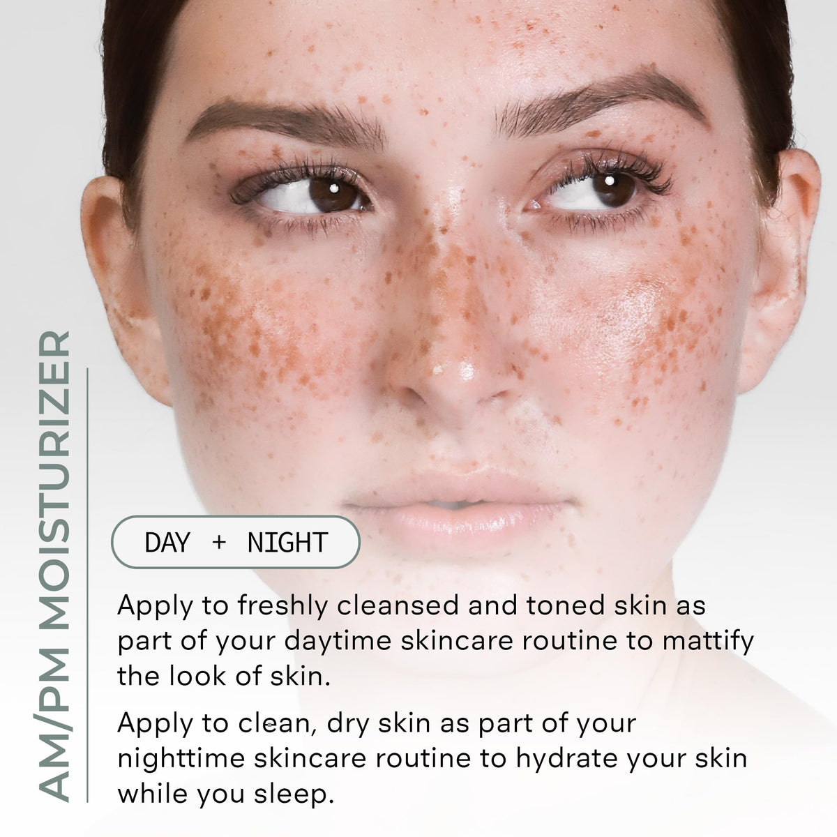 COSMEDIX application on hand demonstrating fast absorption and matte finish