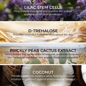 COSMEDIX cream texture close-up showing lightweight non-greasy hydration