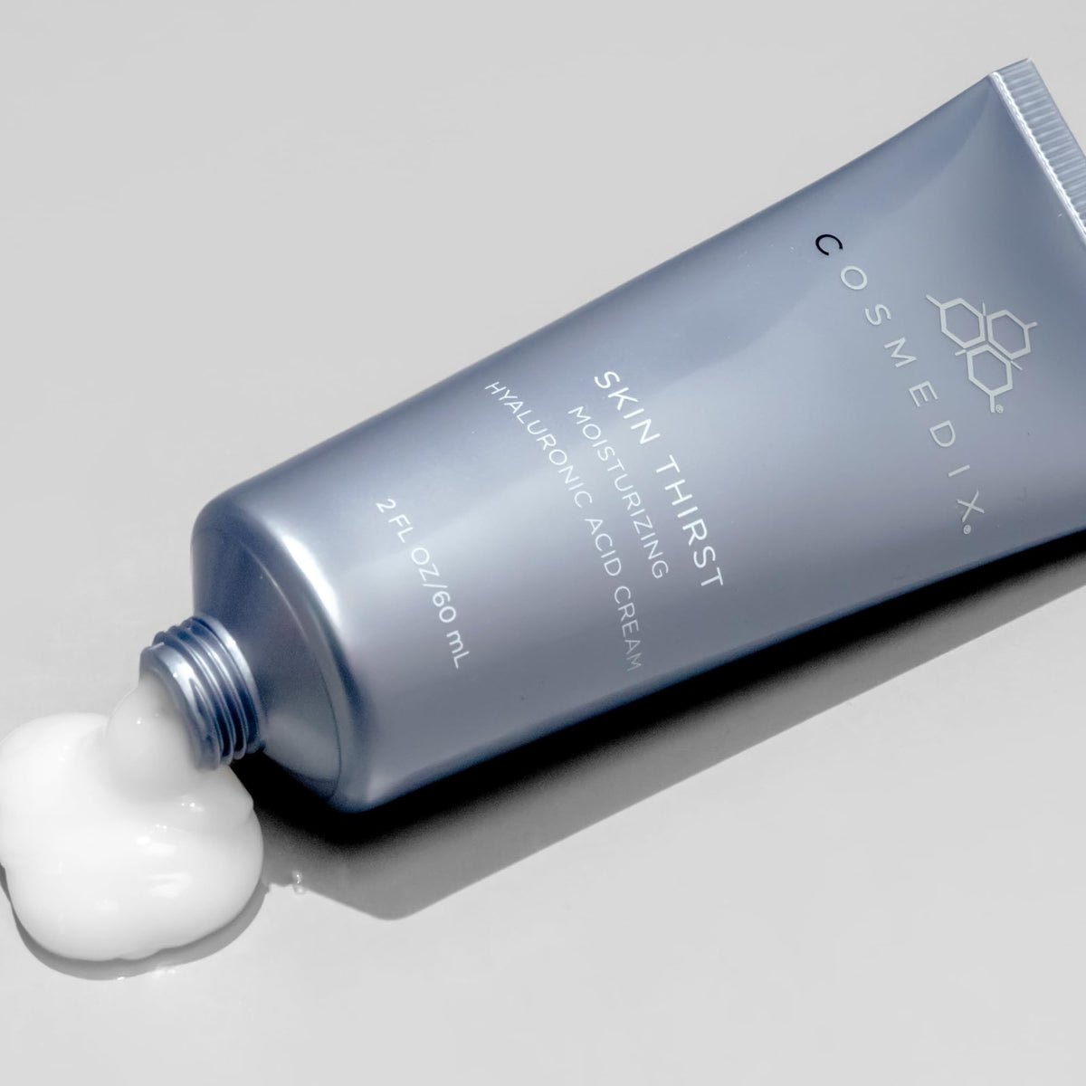COSMEDIX cream under foundation to demonstrate primer effect