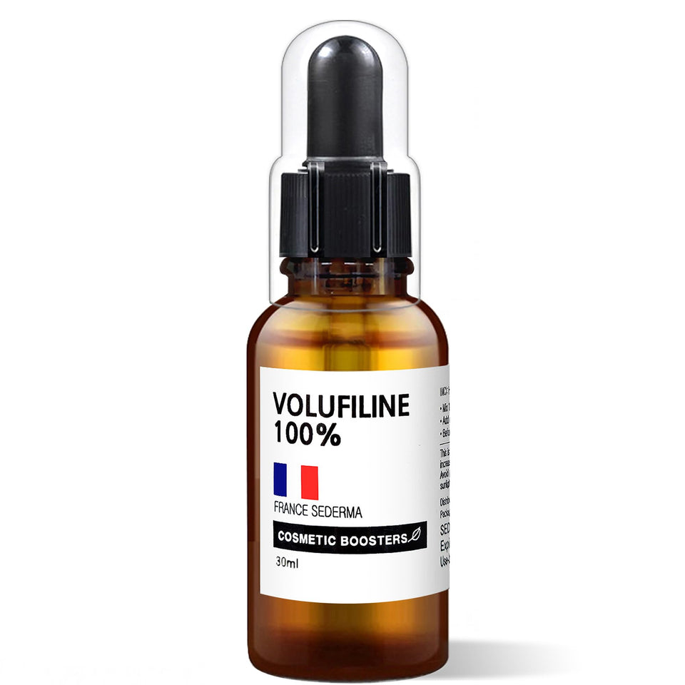COSMETIC BOOSTERS front bottle shot showing compact 30ml packaging and professional look