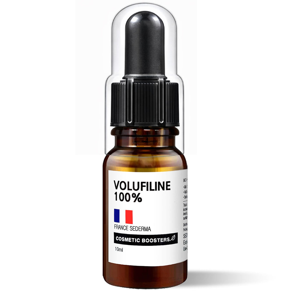 COSMETIC BOOSTERS front bottle showing compact 10ml vial and clear labeling benefit