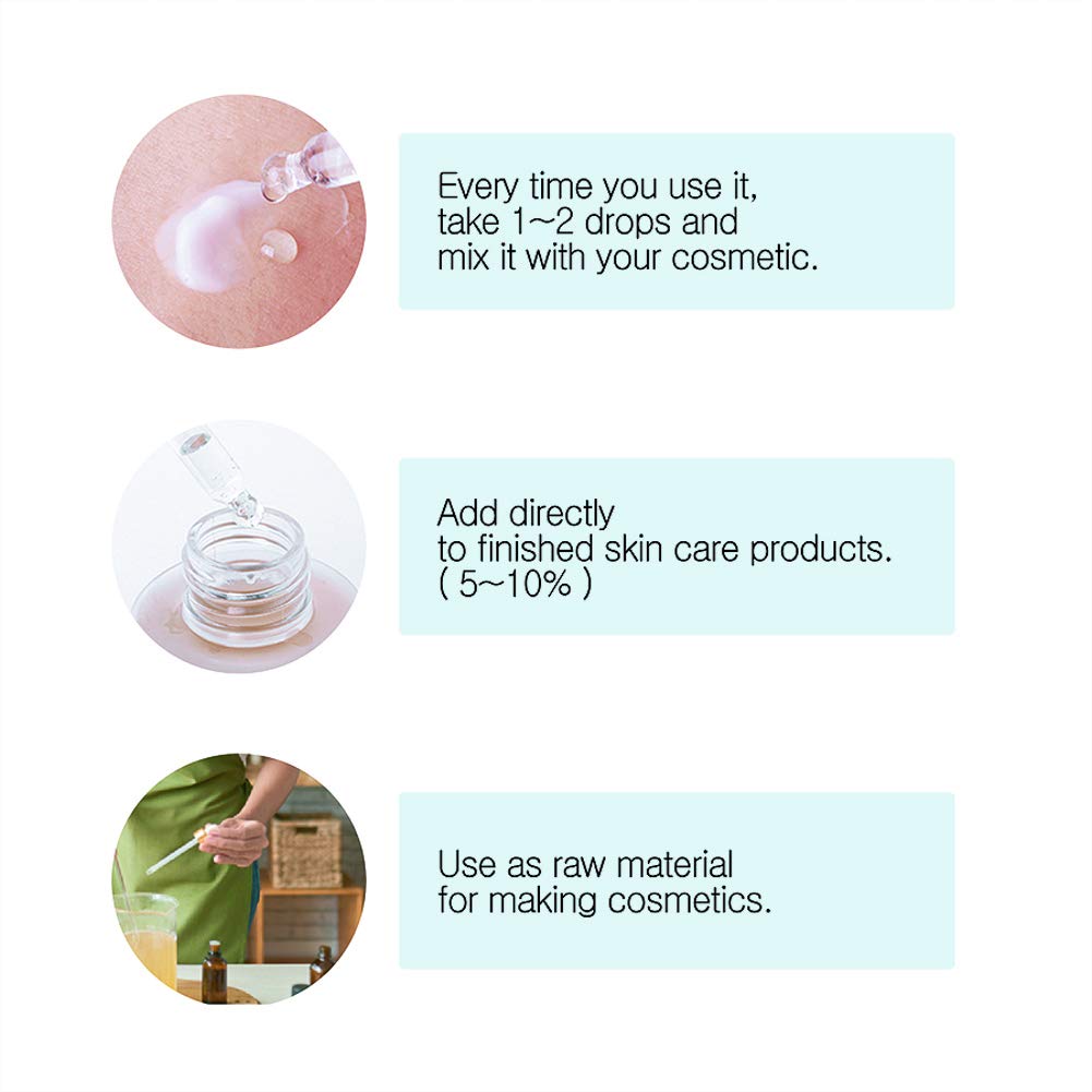 COSMETIC BOOSTERS size comparison with coin to show compact 10ml travel-friendly benefit