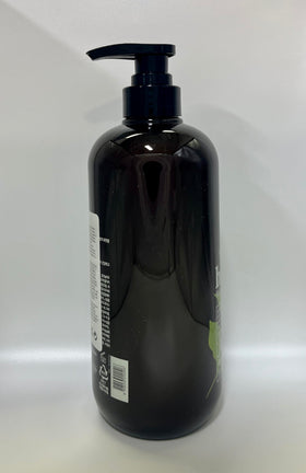 COSMOCOS hand with rich lather, illustrates effective cleansing
