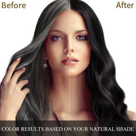 cosmpro before and after comparison showing reduced grays and refreshed color