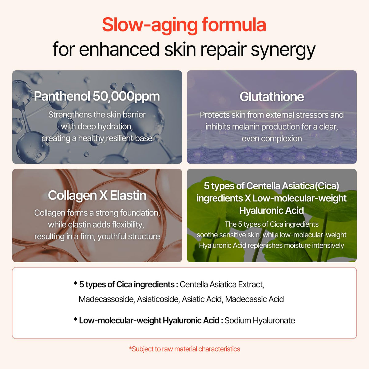 COSNORI applying serum on hand demonstrating smoothing benefit