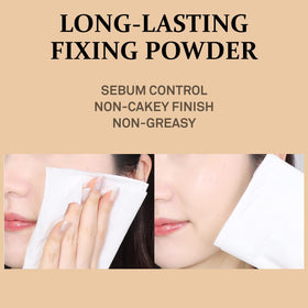 COSNORI before and after face comparison displaying pore concealing benefit