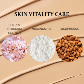 COSNORI cap label and ingredient list close-up showing niacinamide and clean formulation
