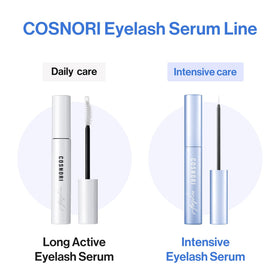 COSNORI product in use being applied at lash roots for targeted nourishment