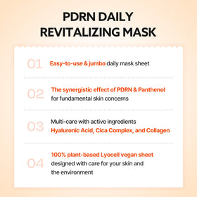 COSNORI mask applied on model showing immediate brightening effect