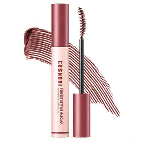 COSNORI front packaging showing burgundy-maroon shade and waterproof benefit