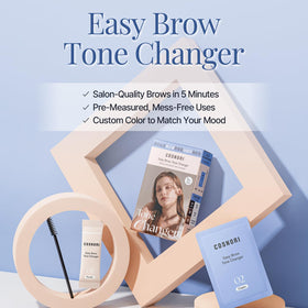 COSNORI powder sachet detail highlighting pre-measured powder for consistent results