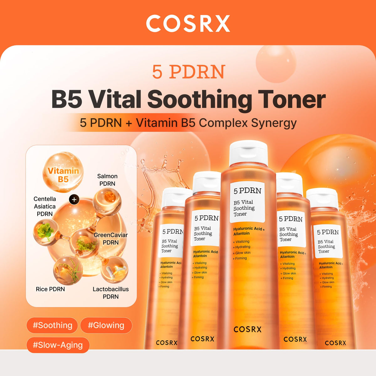 COSRX texture close-up of watery toner highlighting lightweight hydration