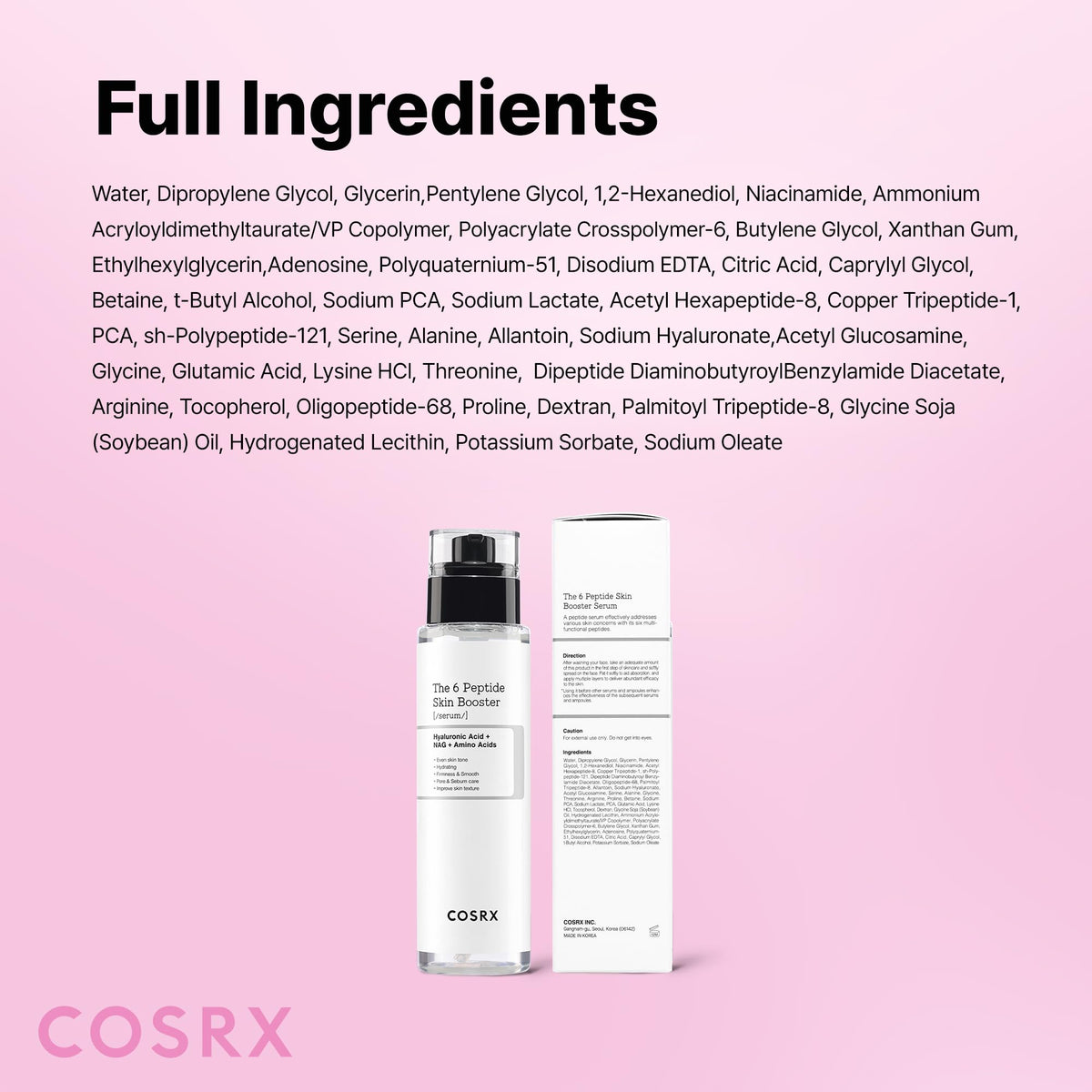 COSRX swatch absorption showing how the booster sinks into skin without residue