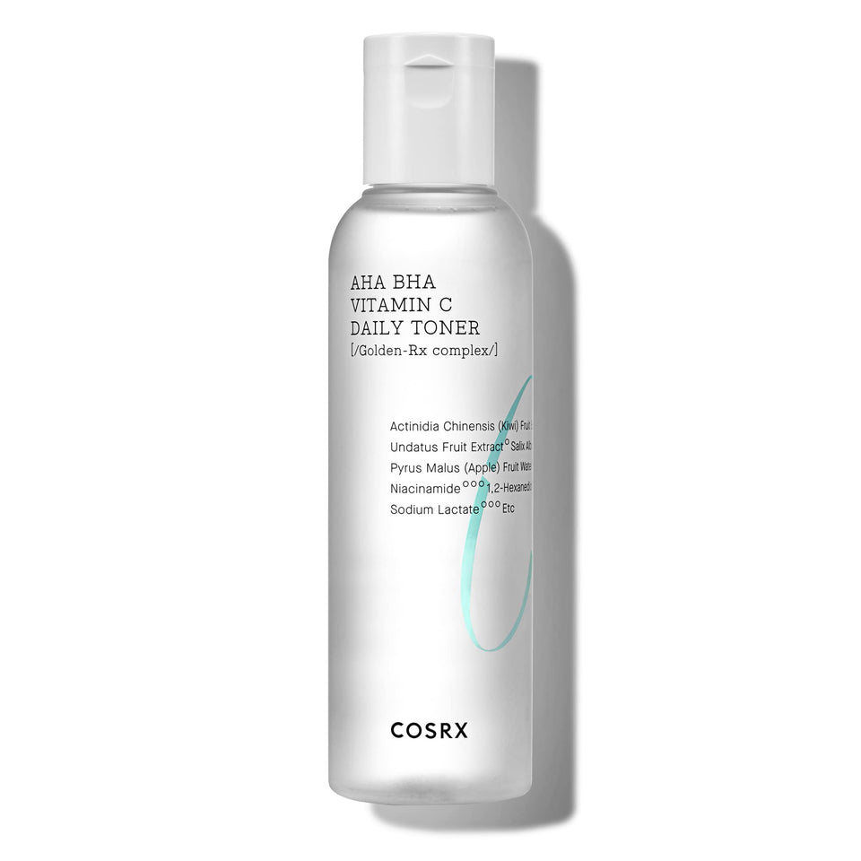 COSRX front packaging showing bottle and brand for clear product ID
