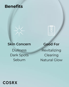 COSRX toner soaked cotton pad illustrating gentle exfoliation benefit