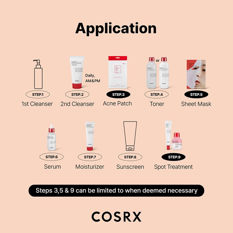 COSRX on bathroom counter in routine setting, daily calming skincare benefit