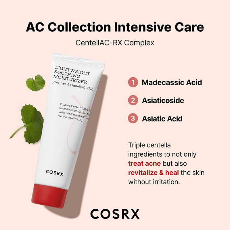 COSRX texture close-up of lightweight gel-cream, fast-absorbing hydration benefit