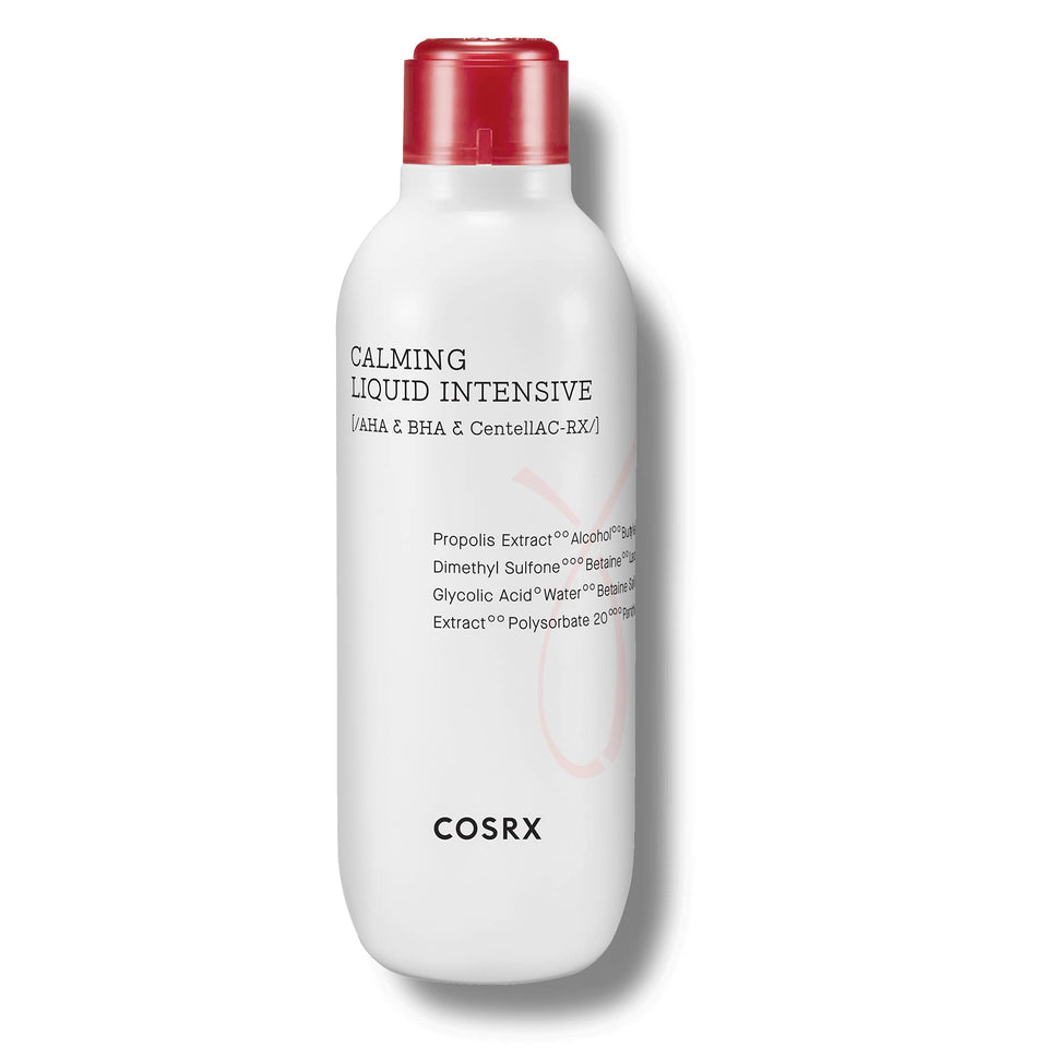 COSRX front packaging showing bottle and box for product identification and trust