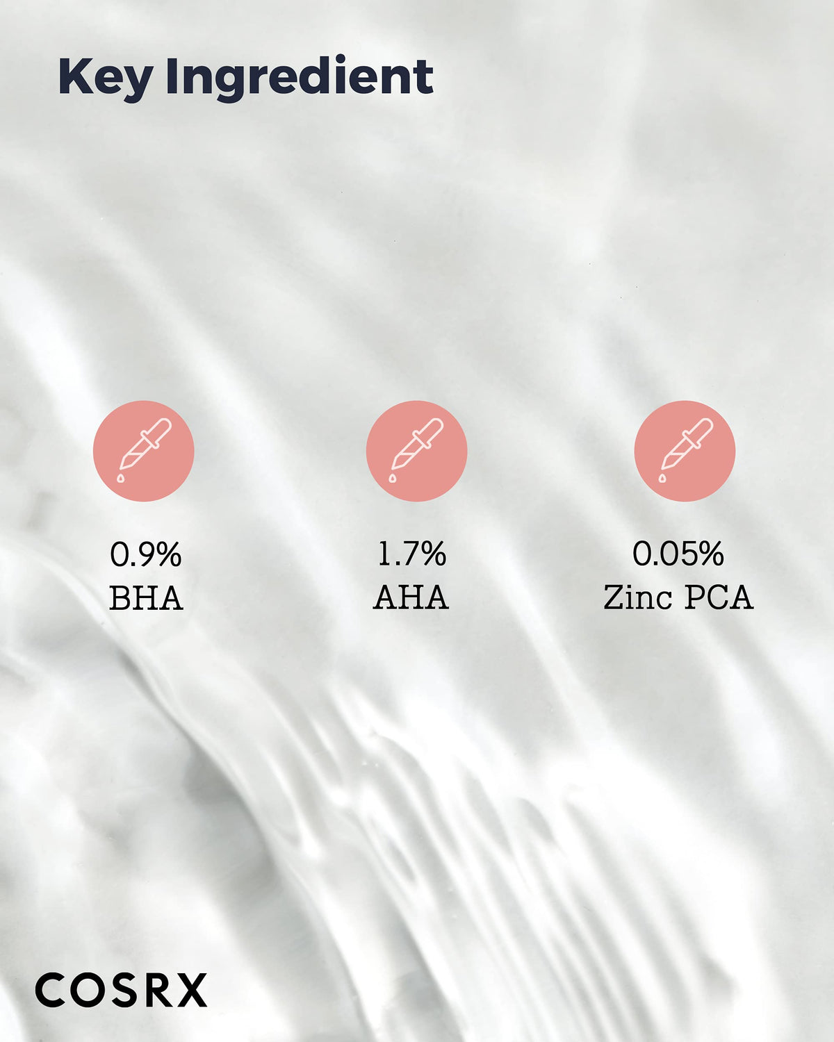 COSRX detailed label with ingredient highlights and clarity for shoppers