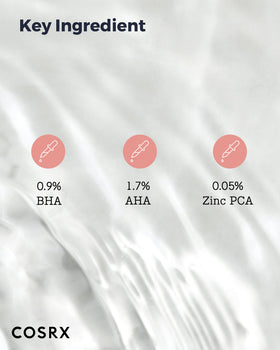 COSRX detailed label with ingredient highlights and clarity for shoppers