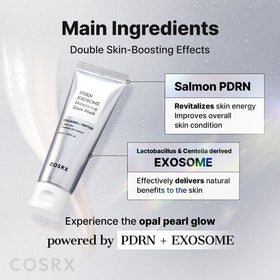 COSRX after-use dewy skin result showcasing instant glow and improved radiance