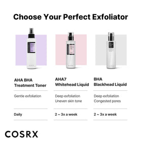 COSRX 150ml bottle next to hand to show actual product size