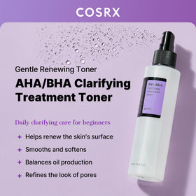 COSRX spray nozzle close-up for even mist application and gentle exfoliation