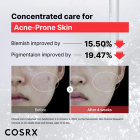COSRX applied under eye area demonstrating targeted smoothing benefit