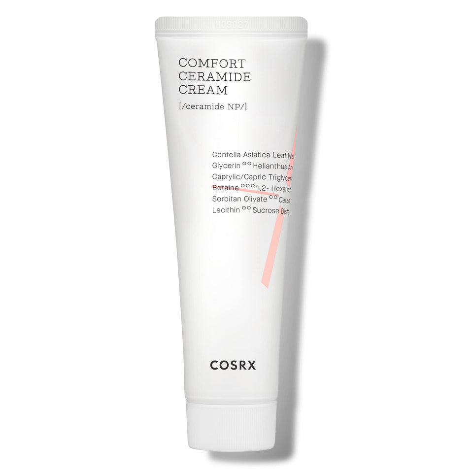 COSRX front packaging showing product jar and brand clarity benefits