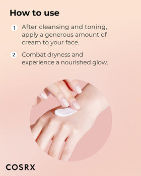 COSRX jar on bathroom shelf in routine setting for daily-use benefit